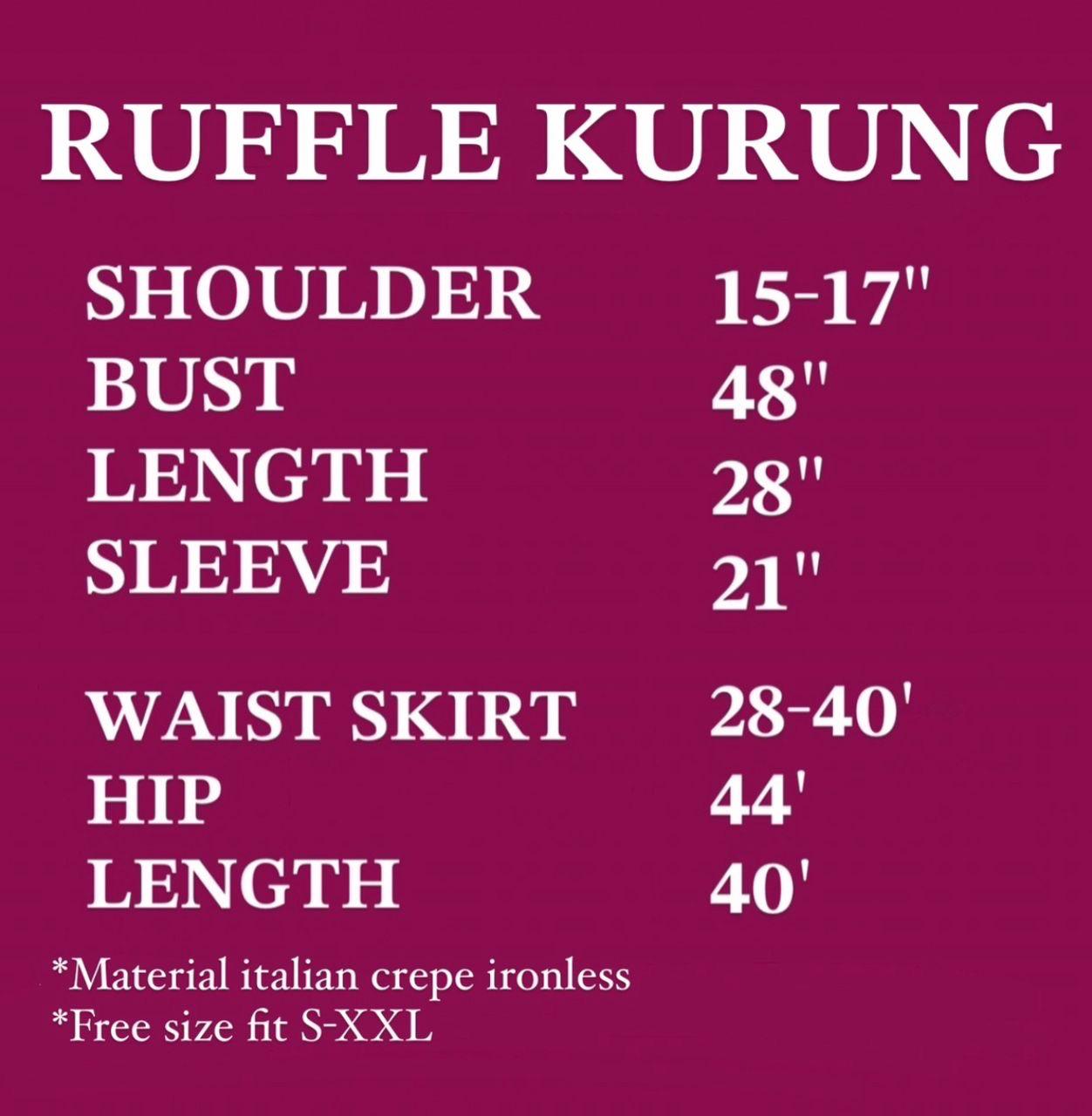 RUFFLE HOTPINK